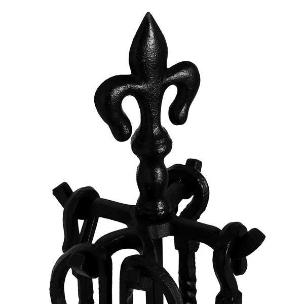 Draper 5 PieceBlack Fireplace Tools Wayfair.co.uk